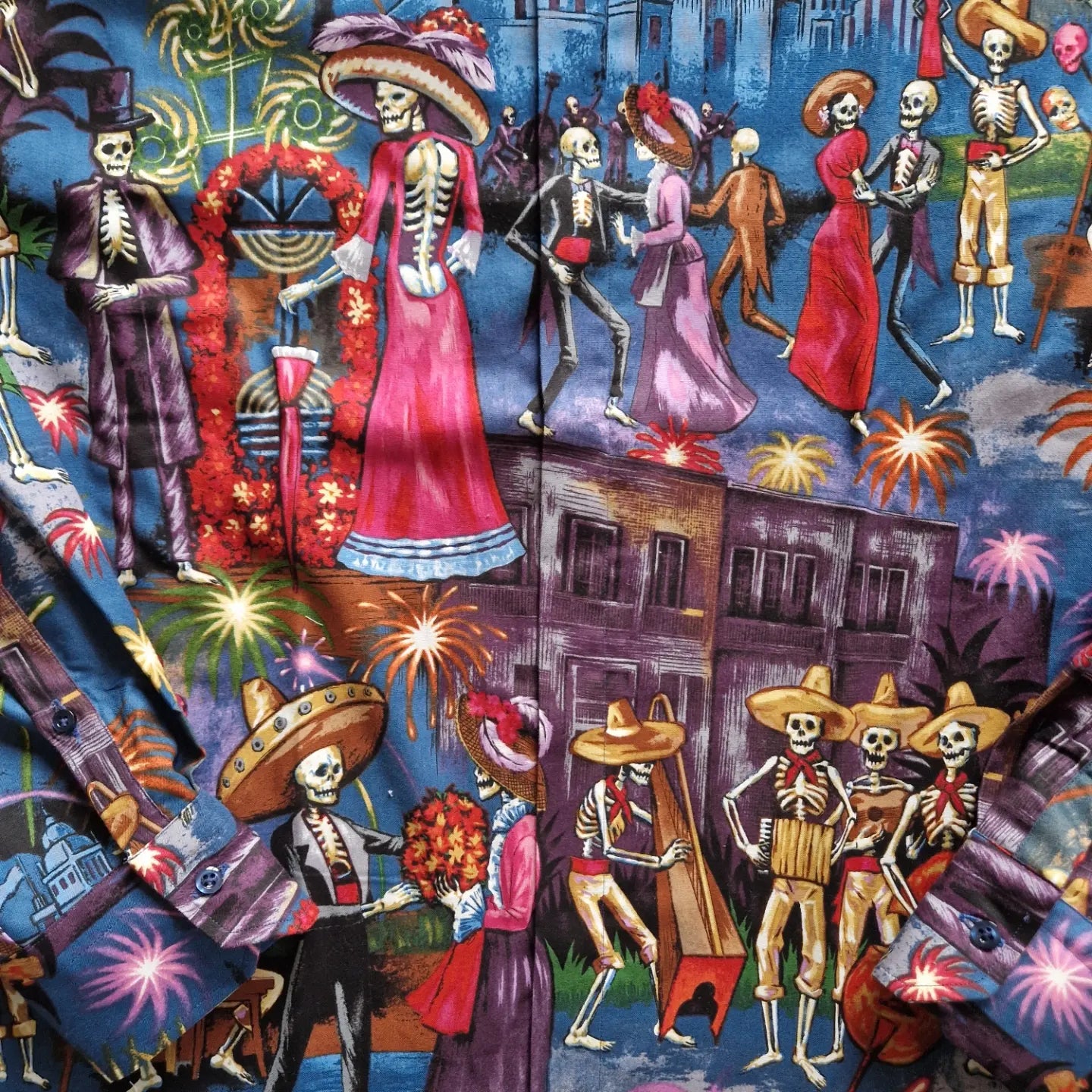 Shirt el dia de los muertos mexico