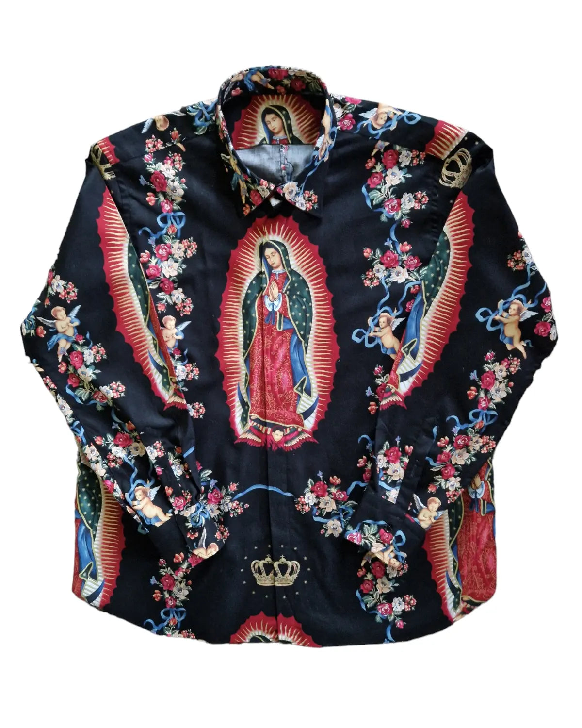 Camicia Madonna Guadalupe Fatta a Mano