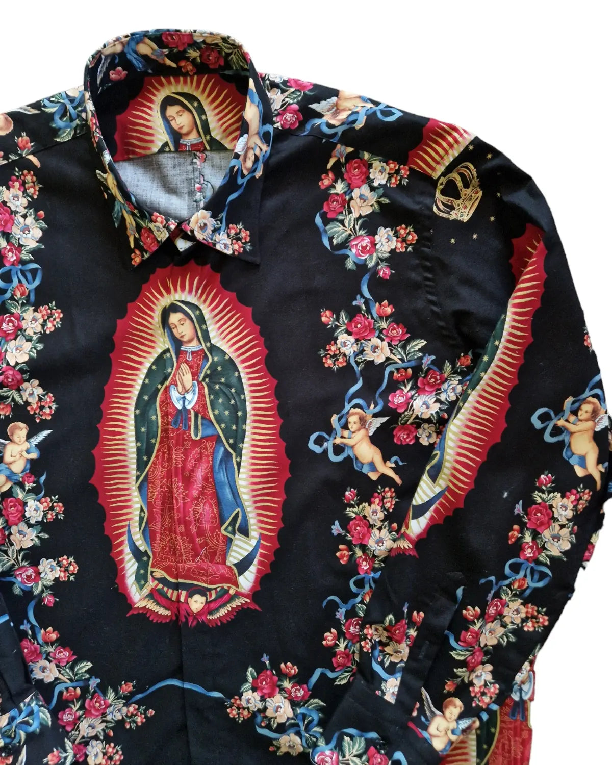 Camicia Madonna Guadalupe Fatta a Mano