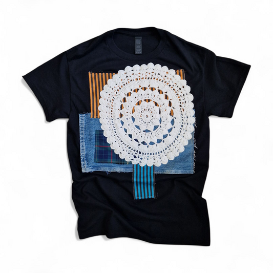 T-shirt patchwork unisex