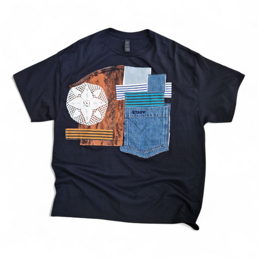 T-shirt patchwork unisex