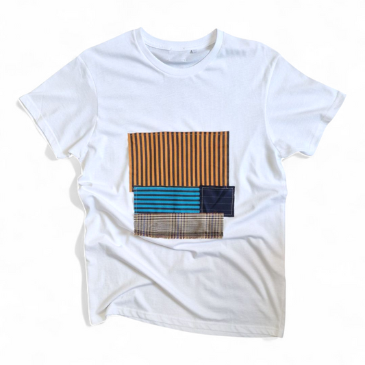 T-shirt patchwork unisex