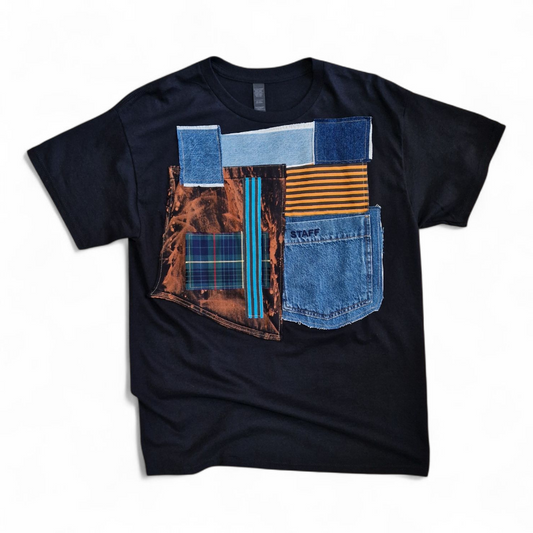T-shirt patchwork unisex