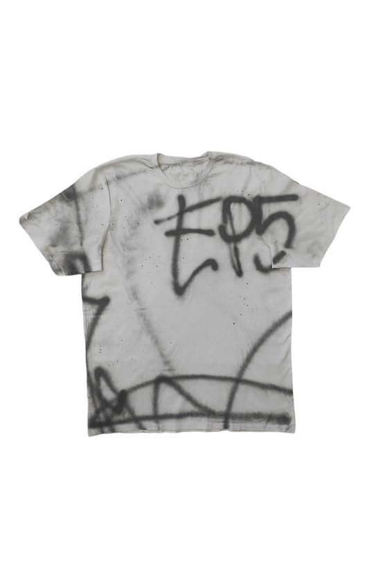 T-Shirt Graffiti Logo Fatto A Mano