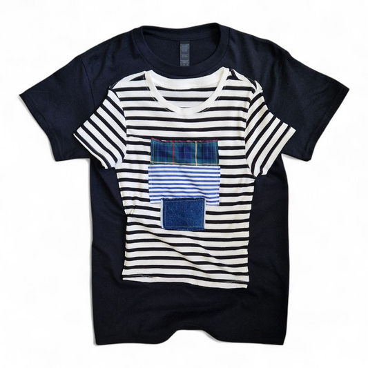 T-shirt patchwork unisex
