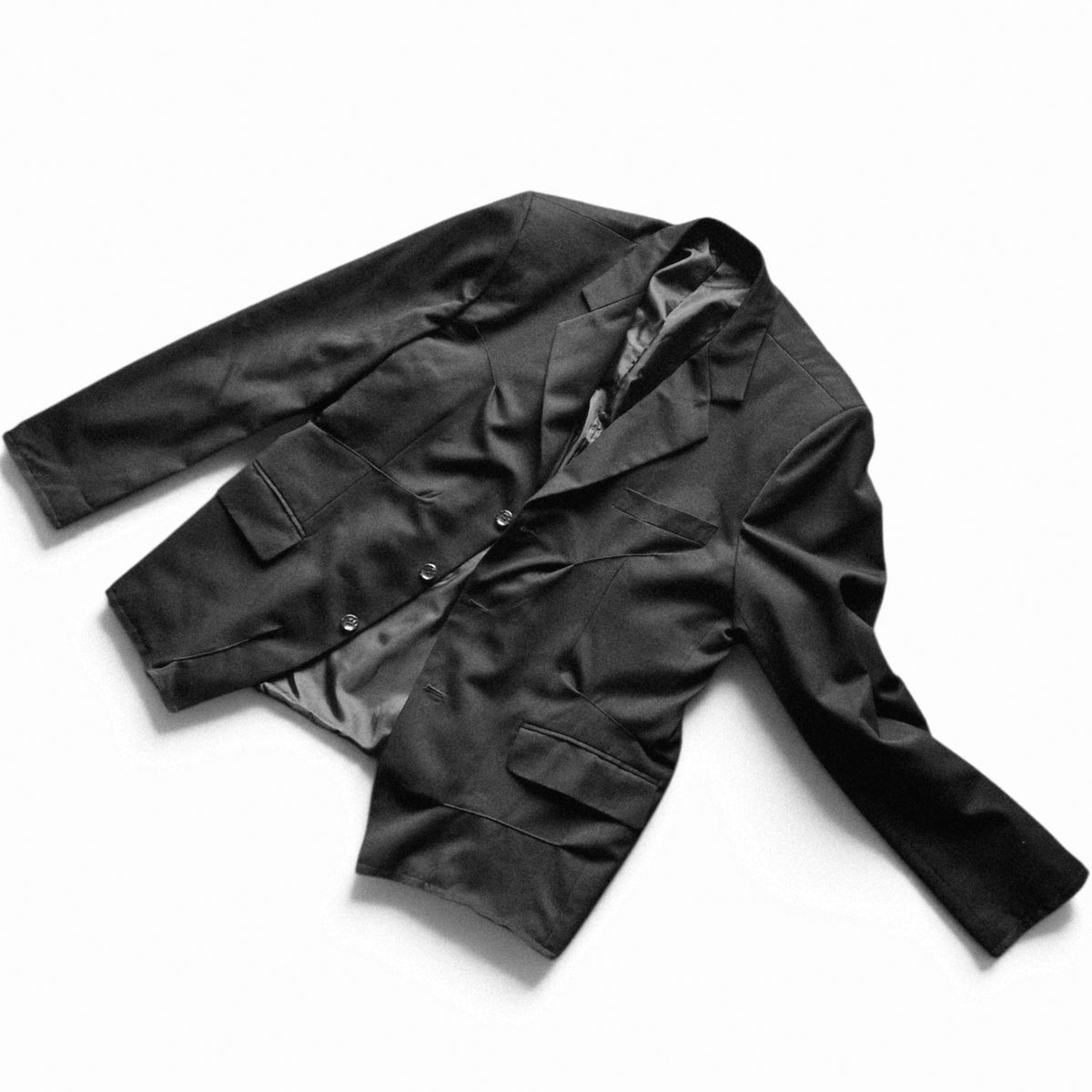 Blazer effetto stropicciato